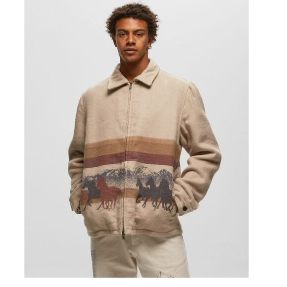 ONE OF THESE DAYS x Woolrich Zip Over Shirt - Picture 1 of 16
